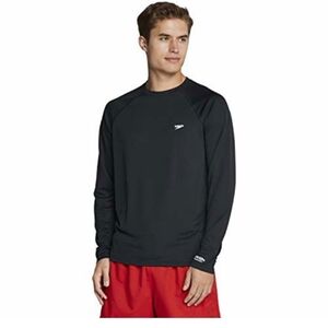 Speedo Black Rash Guard for Men